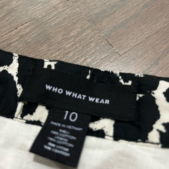 Who What Wear Swirling Leopard Print Tiered Ruffle Mid Skirt size 10 - Picture 6 of 6